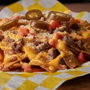 Nachos w cheese sauce